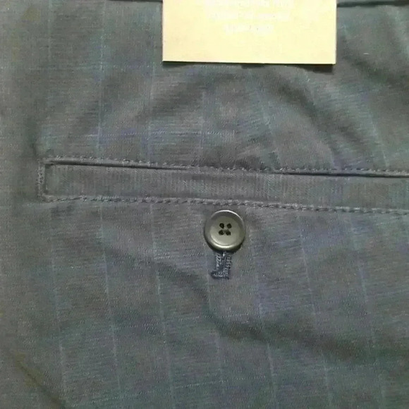 Banana  Republic Grayson Navy Check Pant - Picture 11 of 13